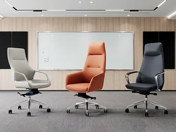 High back leather executive office chairs collection for manager and executive office