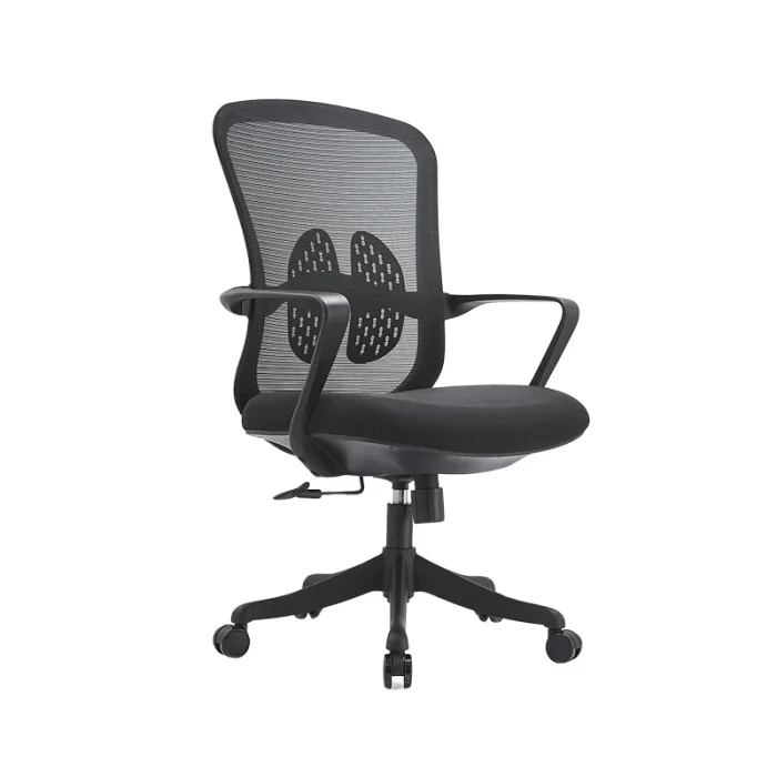 black-nylon-five-star-base-mesh-chair-1