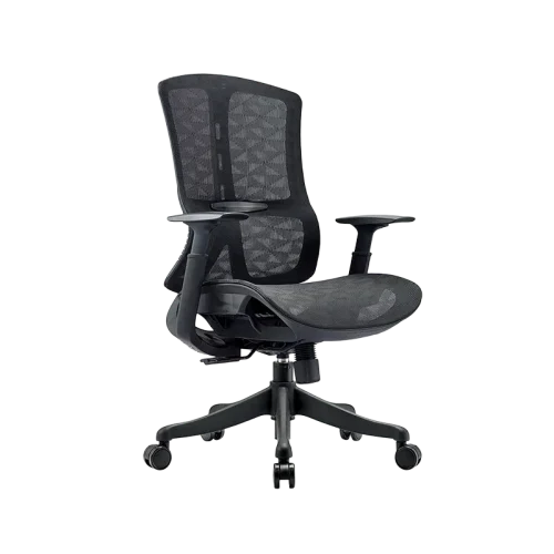 dark-mesh-chair-with-tilt-adjustment-knob