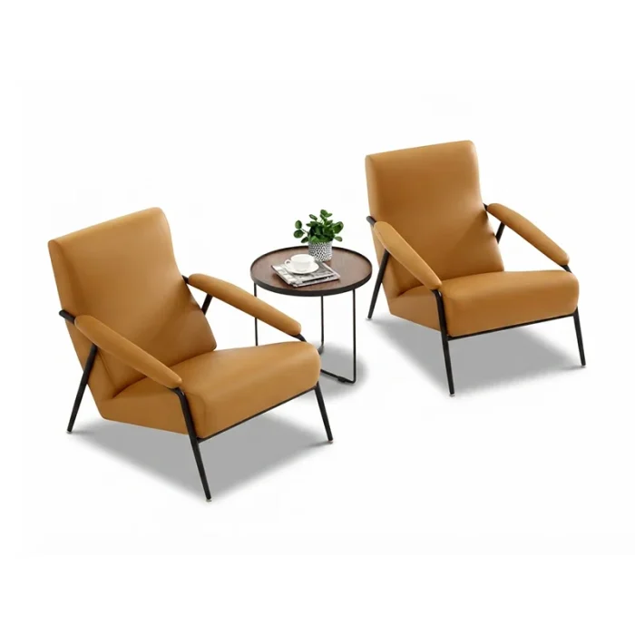 elegant-brown-leather-lounge-chair-closeup-1