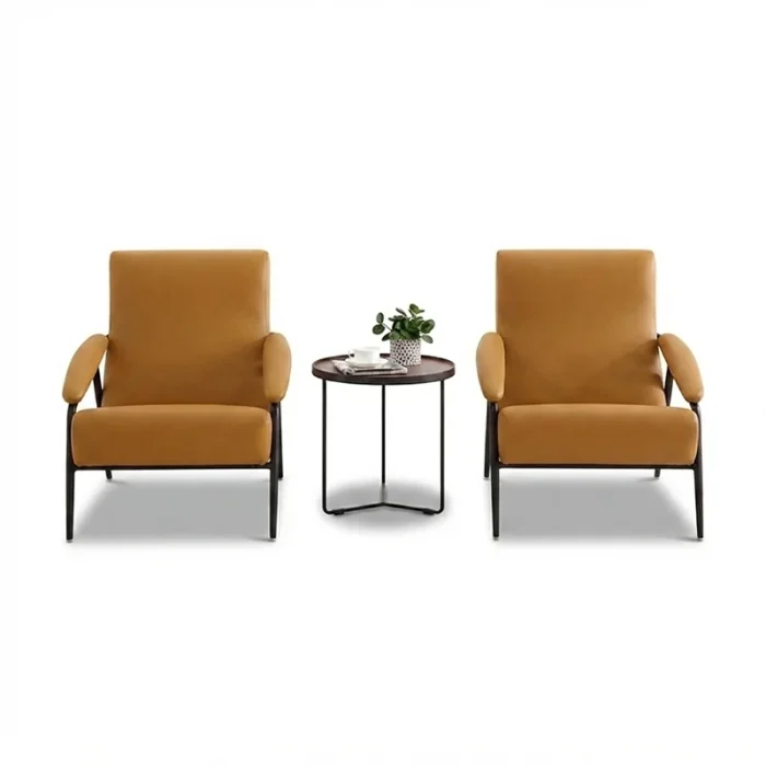 elegant-brown-leather-lounge-chair-closeup-2