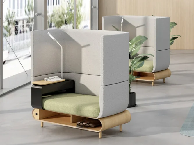 enclosed-office-sofa-pod-with-green-cushion