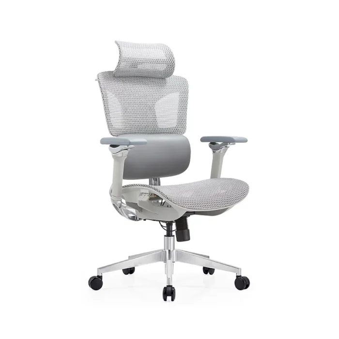 grey-ergonomic-office-chair-front-view