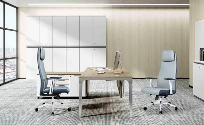 high-back-grey-leather-office-furniture