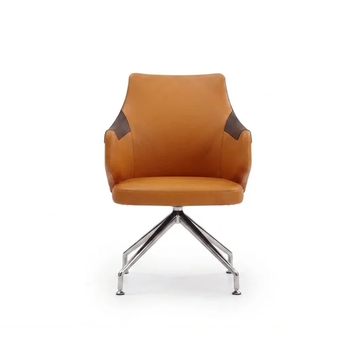 luxury-brown-pu-leather-accent-chair-4