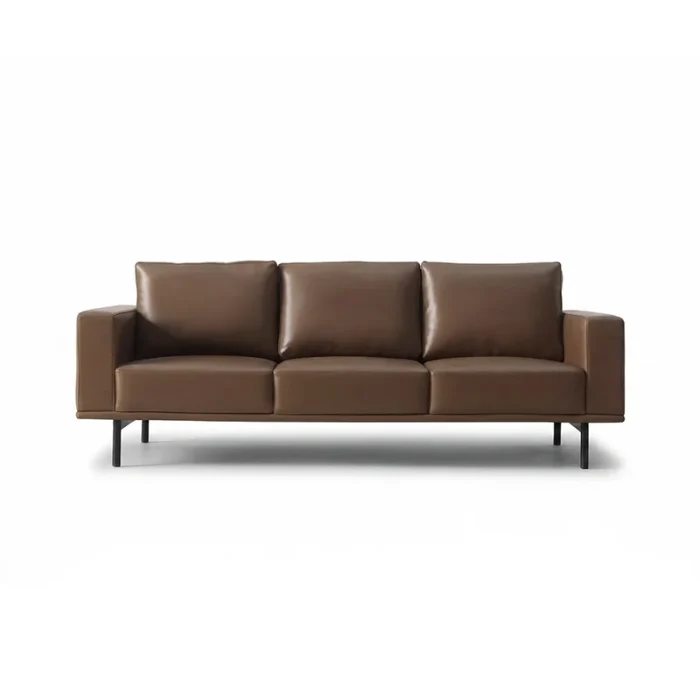 modern-brown-leather-executive-couch