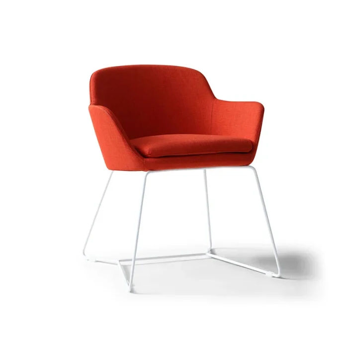 red-fabric-tub-chair-side-angle-view-1