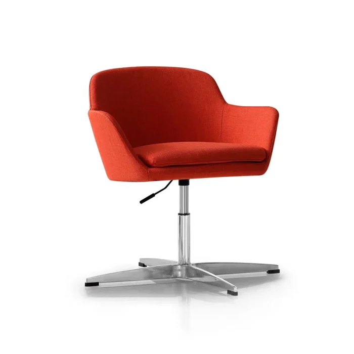 red-fabric-tub-chair-side-angle-view-3