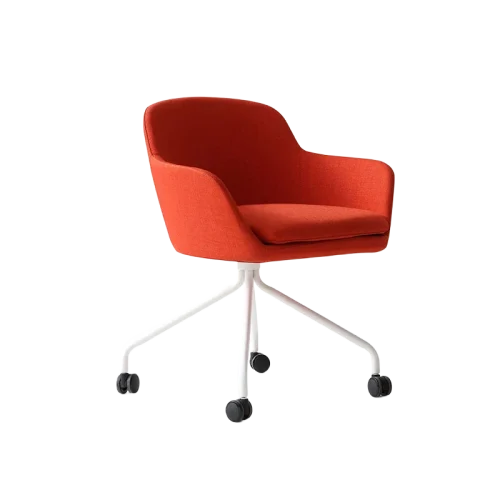 red-fabric-tub-chair-side-angle-view-4