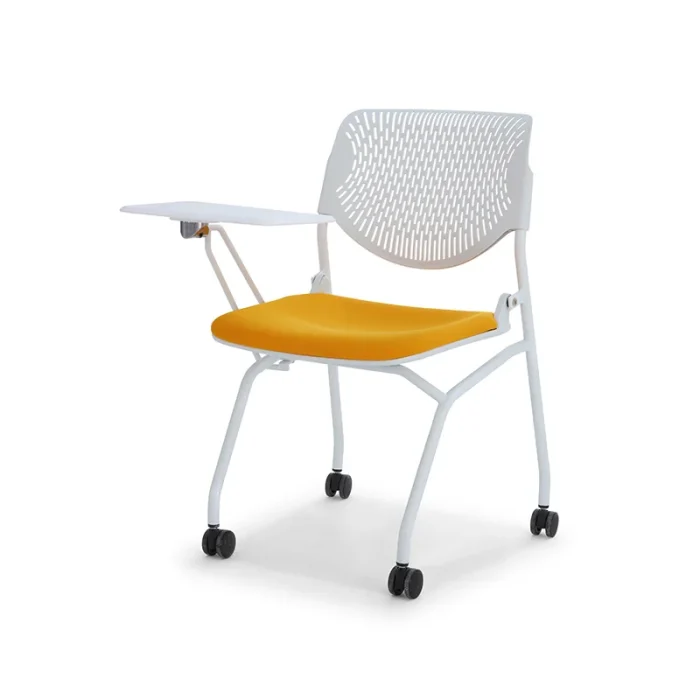 white-and-yellow-training-chair-with-writing-board