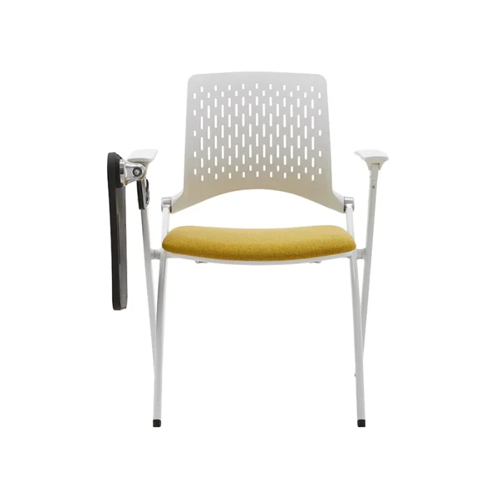 white-frame-training-chair-yellow-seat-1