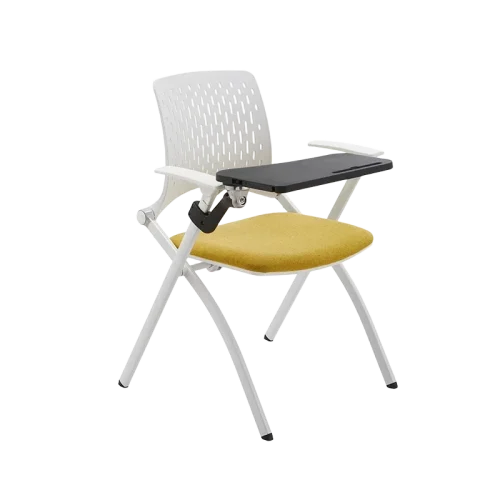 yellow-upholstered-mobile-office-chair